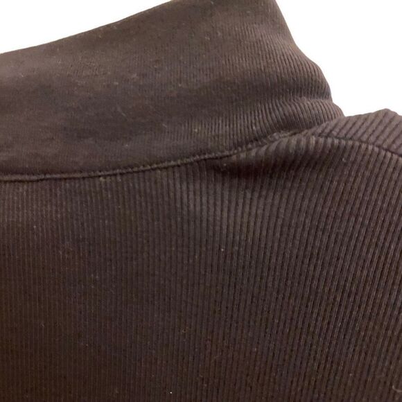 Talbots Black Modern Polo with Mandarin Collar and Rhinestone Buttons‎ Sz XL - Picture 8 of 16